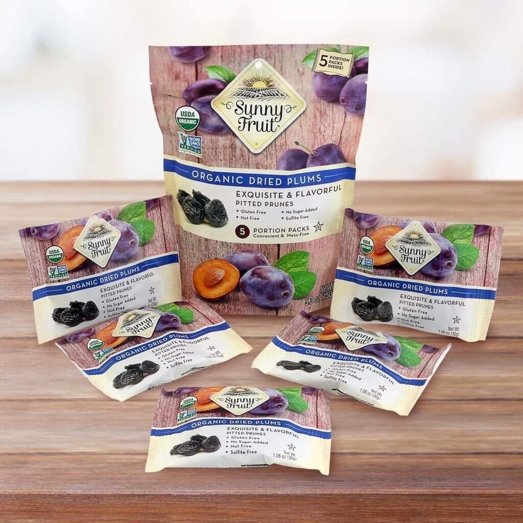 Mận khô hữu cơ Sunny Fruit cho bé ăn dặm 150g