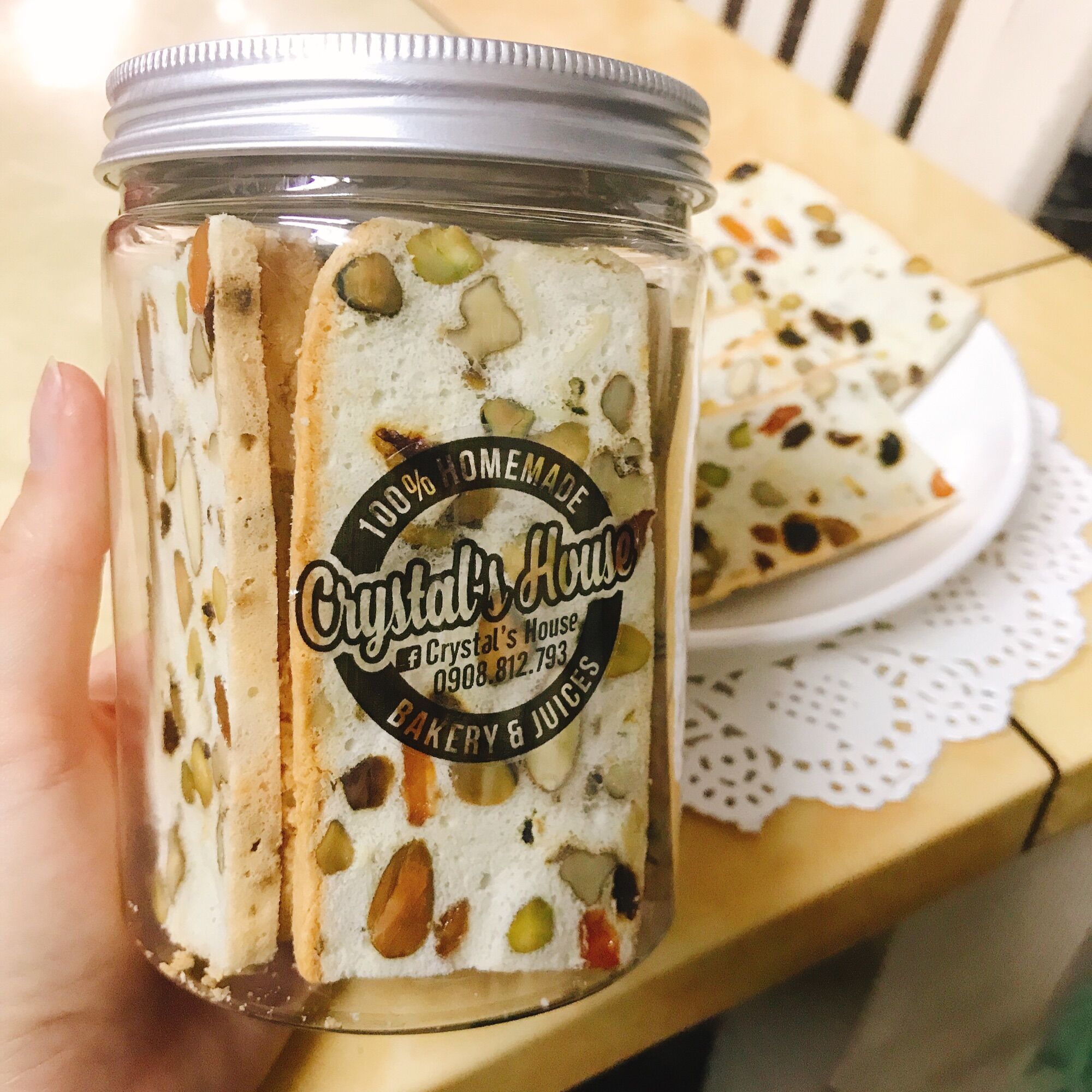 [HCM]Bánh Biscotti Ăn Kiêng Giảm Cân Healthy Homemade -Đặc Biệt Không Chất Bảo Quản và Chất Phụ Gia (200gr)