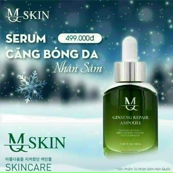 Tinh chất nhân sâm căng bóng mqskin serum căng bóng da mq skin