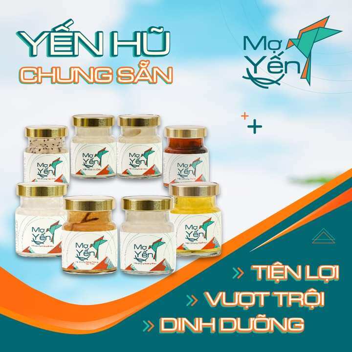 Combo 10 hũ mix 8 vị 70ml chứa 25% yến tươi thật