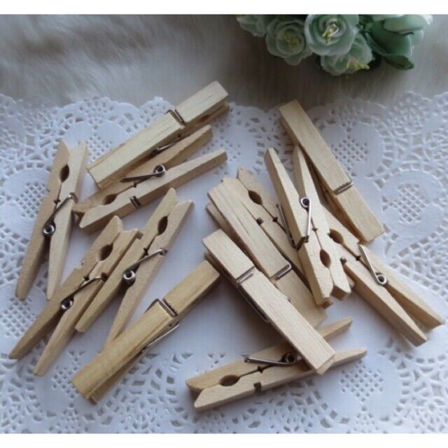Kẹp gỗ set 10 cái