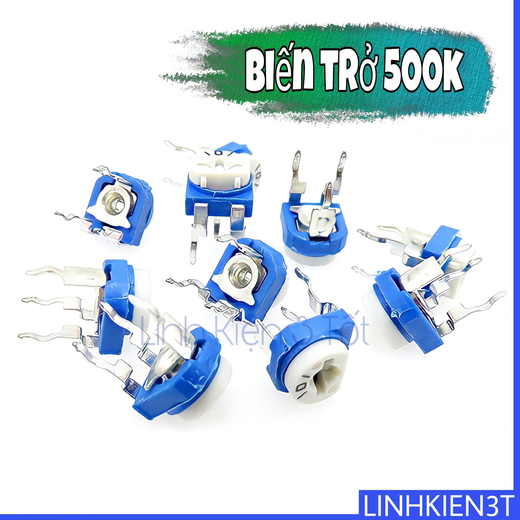 Biến trở tam giác rm065 500k ohm 504