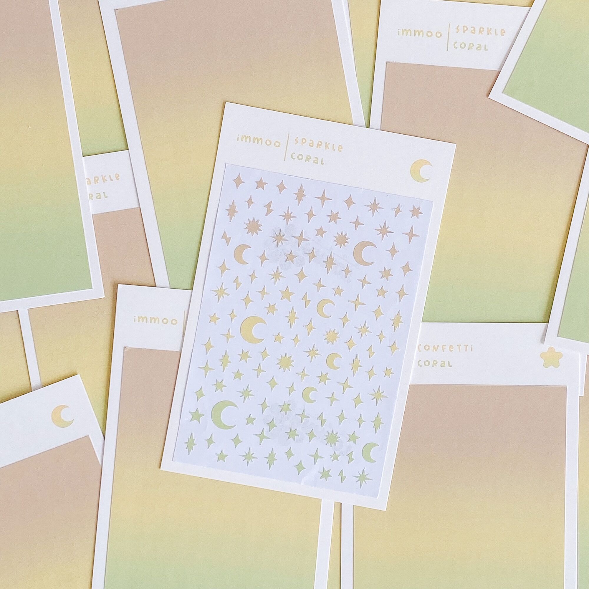 [HCM]Hình dán / Sticker CONFETTI - SPARKLE | immoo |