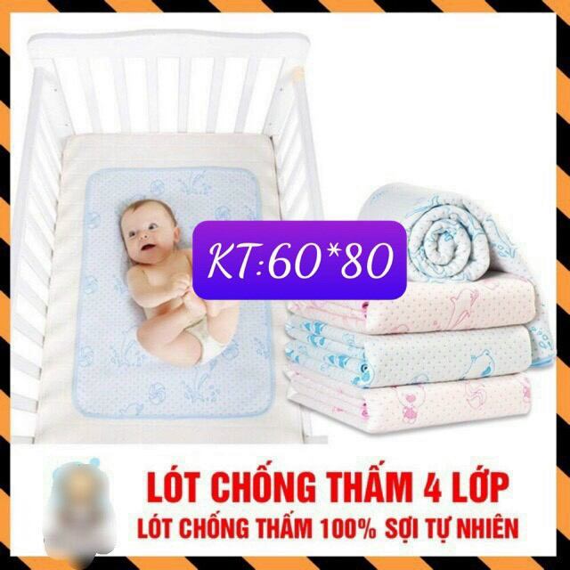 Miếng lót chống thấm 4 lớp cho bé