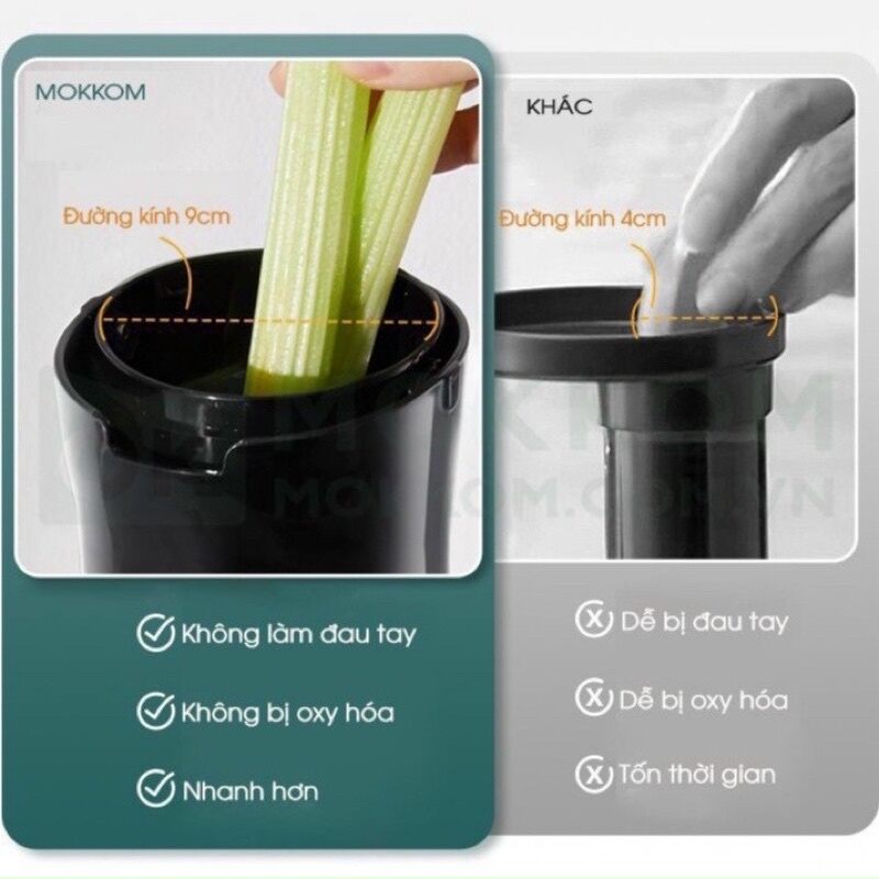 [BẢO HÀNH 12 THÁNG]Máy ép chậm Mokkom MK199