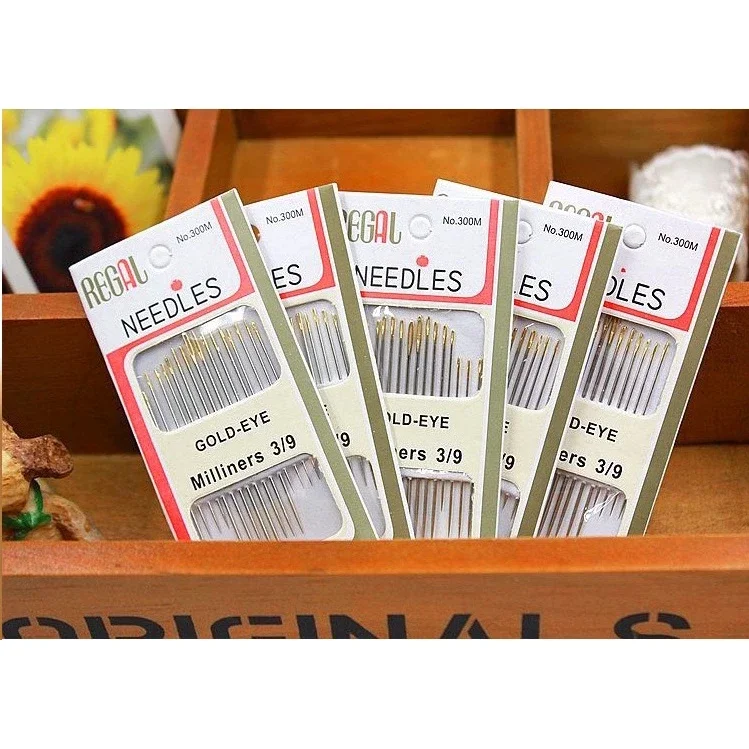 set 16 cây kim may đồ, thêu tranh cao cấp đủ size