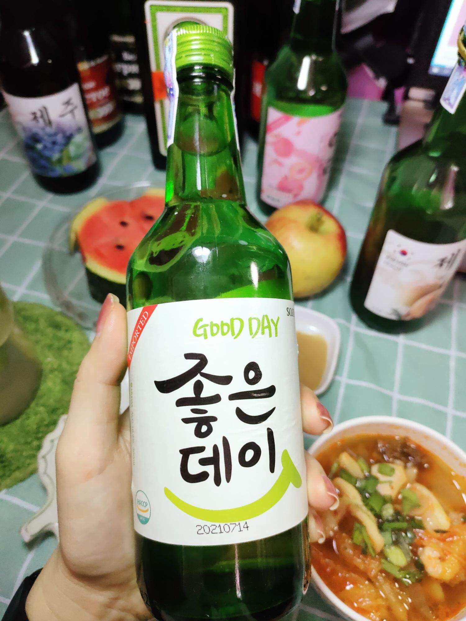 Soju Hàn Quốc hương vị Đào, Táo, Dâu, Nho, Việt quất (sochu) 🍑🍏🍓🍇🫐🍒