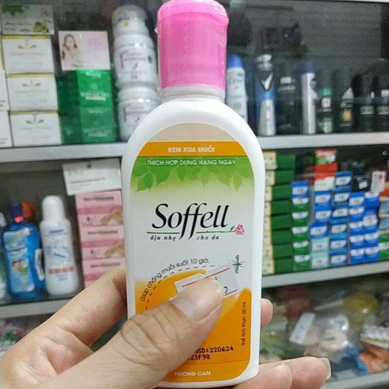 Kem xoa đuổi muỗi soffell 60ml, chống muỗi suốt 10 giờ