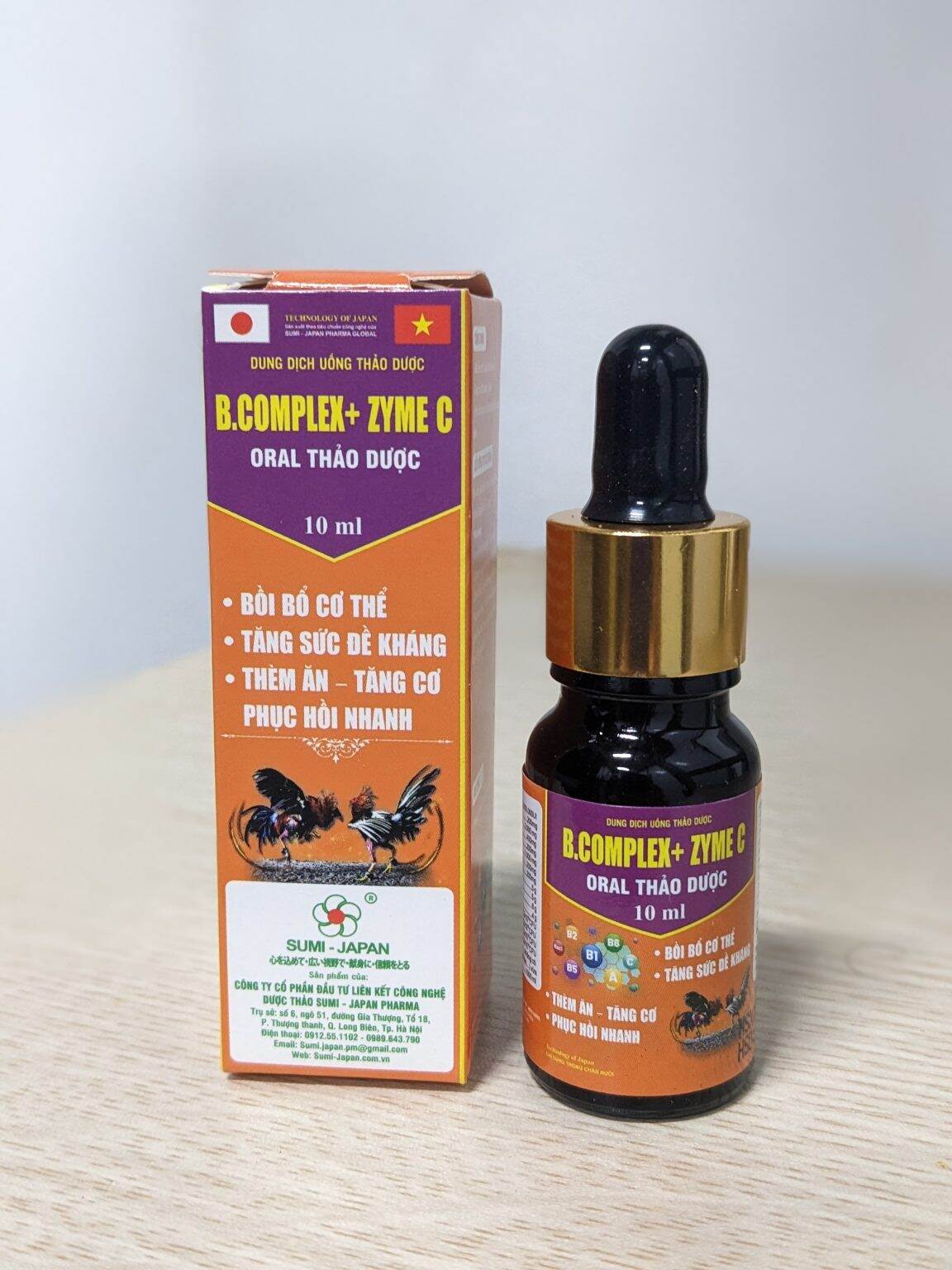 B.COMPLEX + ZYME C bổ gà đá THẢO DƯỢC ORAL