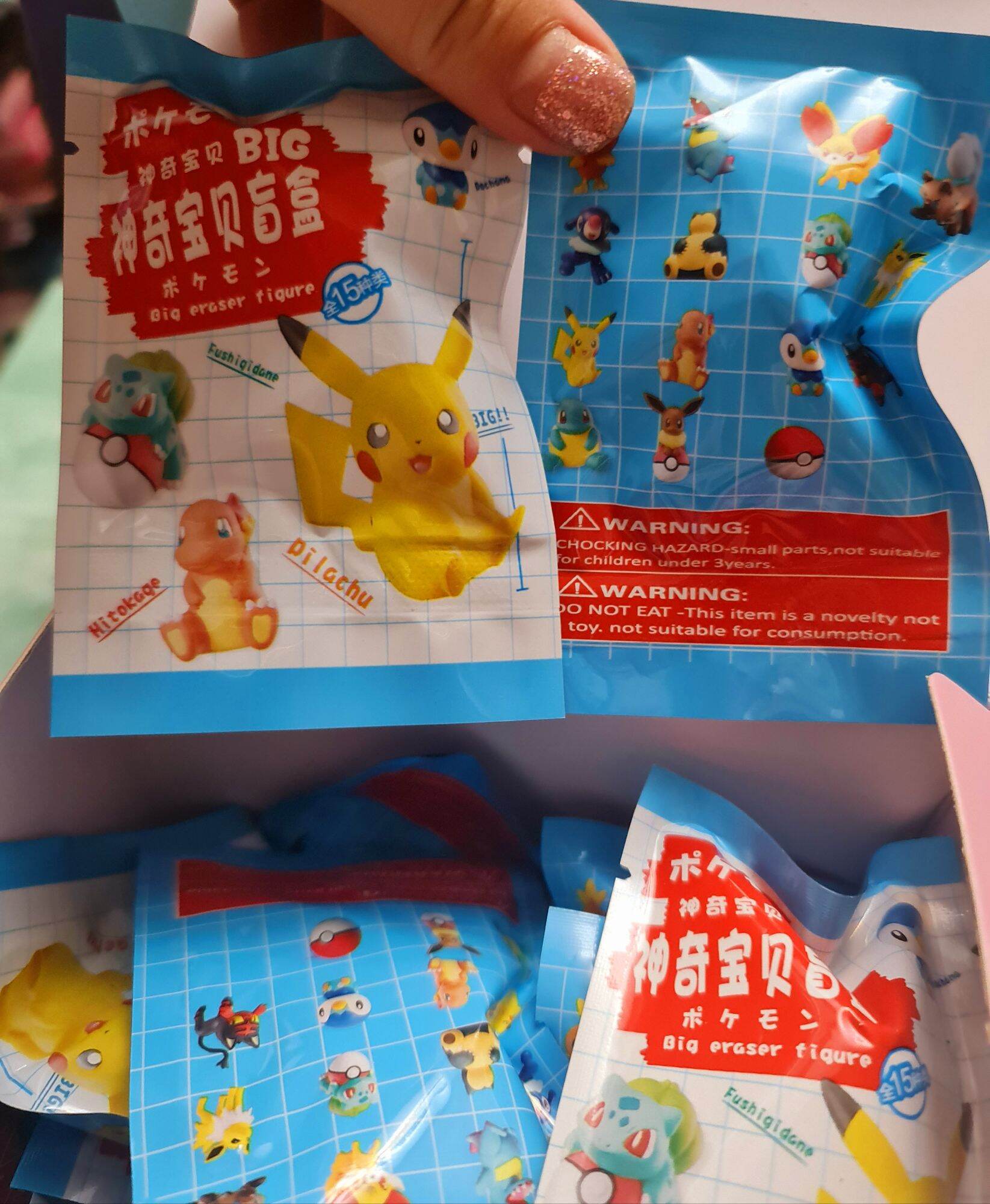 TÚI MÙ (BLIND BAG) CHỦ ĐỀ POKEMON (LUCKY BAG MÔ HÌNH GÔM TẨY  POKEMON)