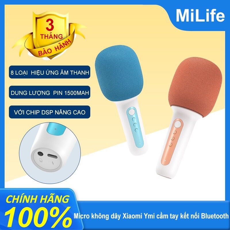 Micro không dây Xiaomi Youpin Ymi cầm tay kết nối Bluetooth tiện dụng-Bản quốc tế