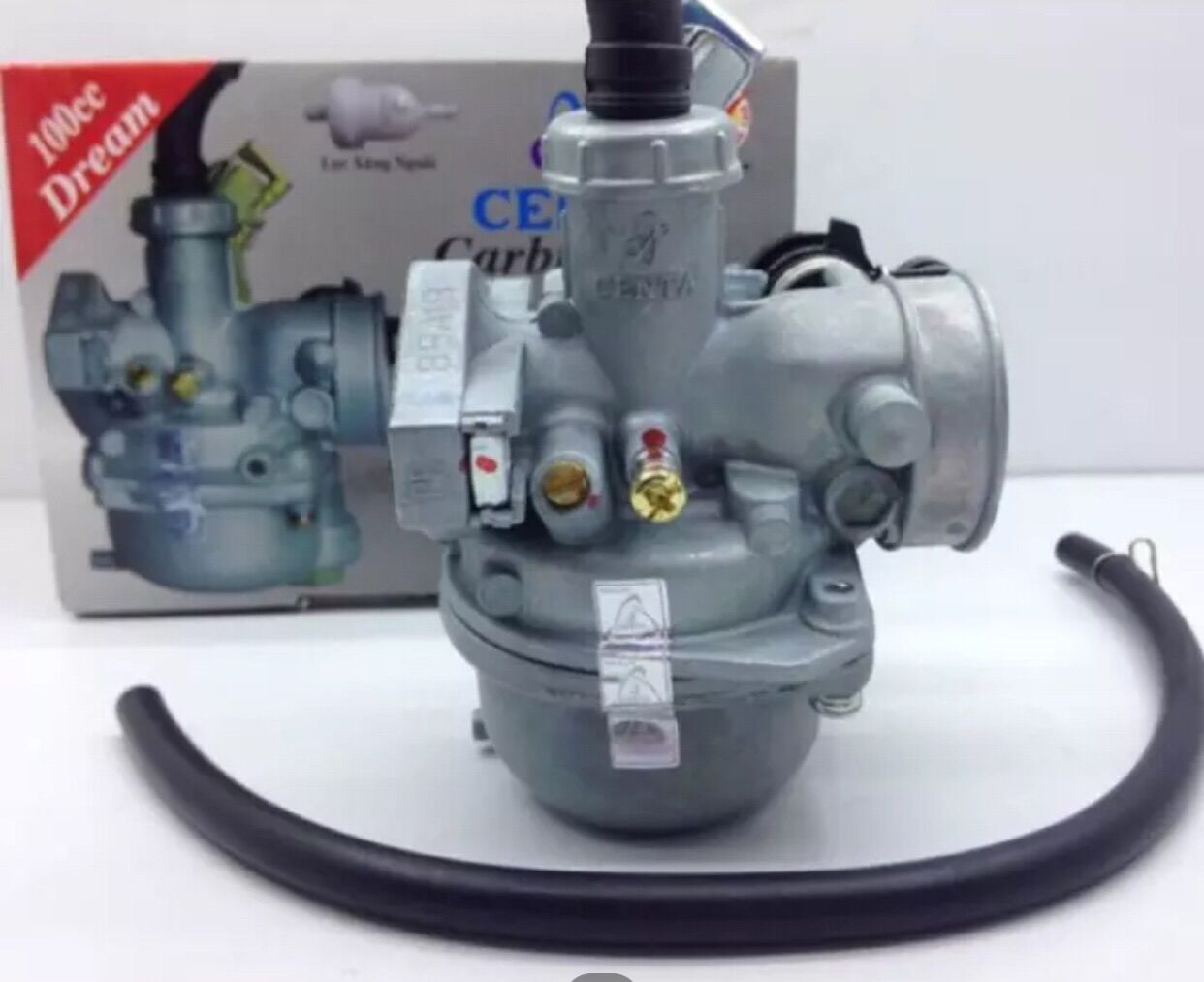 Bình xăng con Honda dream Centa /chế Honda cúp /chế hoà khí yamaha