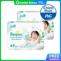 Pampers | Tã quần Pampers Touch of Nature sản phẩm mới 2026, size 6, 2 gói