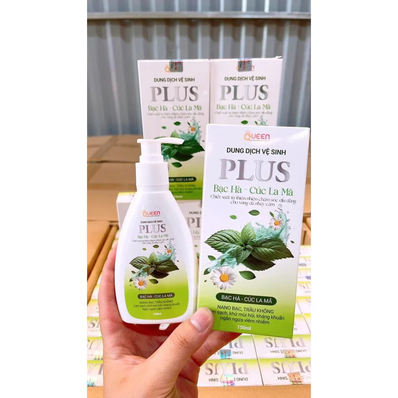 Dung dịch vệ sinh bạc hà hoa cúc la mã