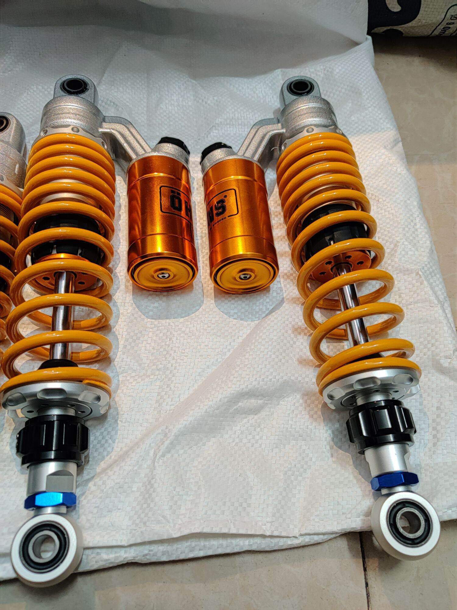 Phuộc Ohlins bình dầu 1:1 gắn Dr Wave Sirius Jupiter Taurus Max Cub MD Suviva Magic Elegant Axelo Caphe Future Blade Chqrrly Win.....