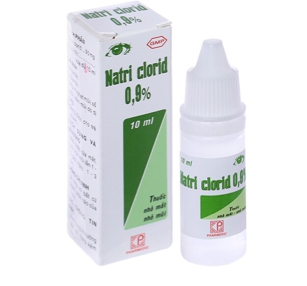 Nhỏ Mắt Mũi Natri Clorid 0,9% Pharmedic (Lốc/10c/10ml)