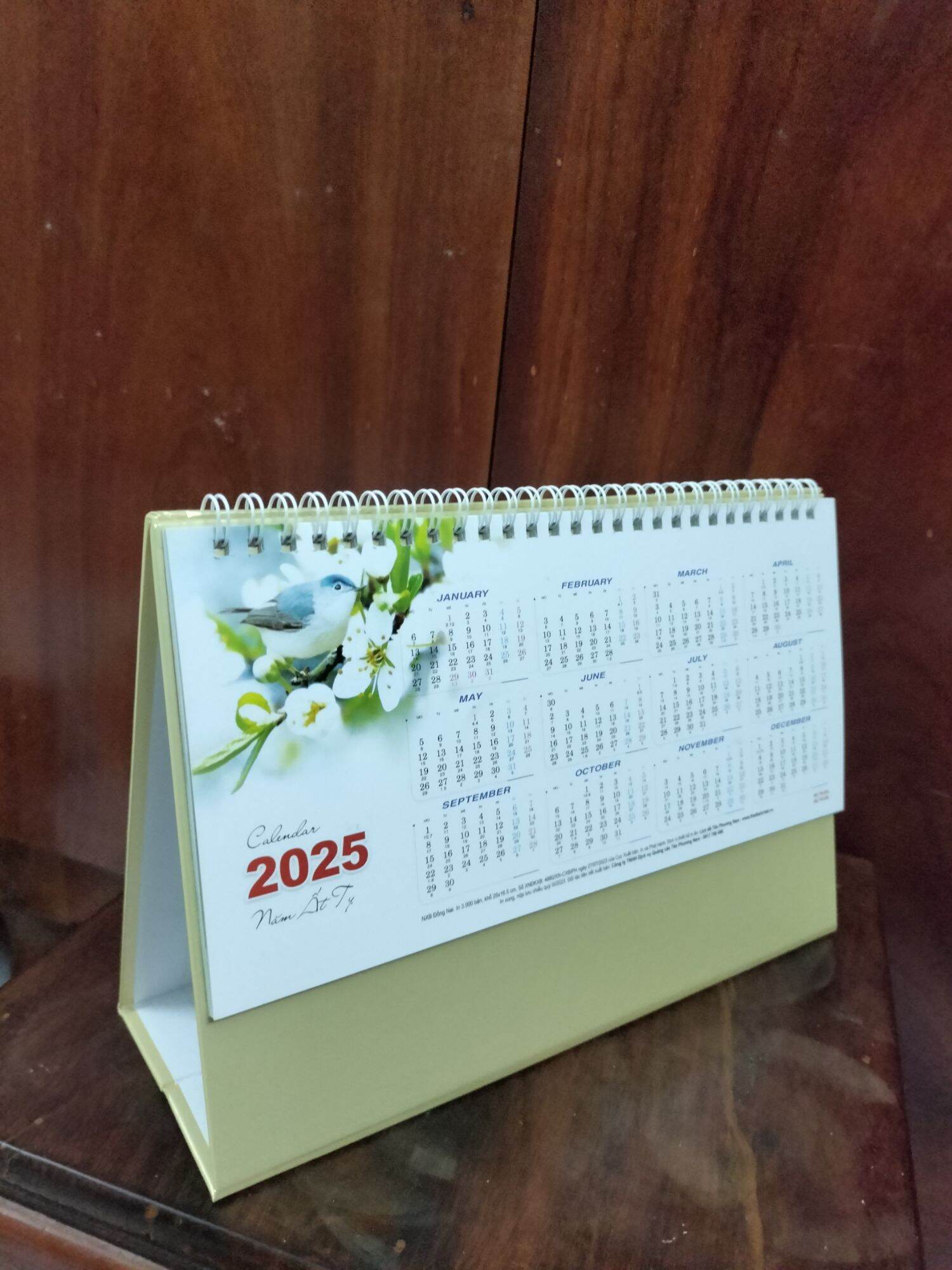 Lịch để bàn An Nhiên có ngày âm 2024