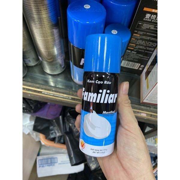 bọt cạo râu Familiar 175g được dùng cho nam giới đánh bọt ra bôi lên phần có râu giúp râu mềm dễ cạo