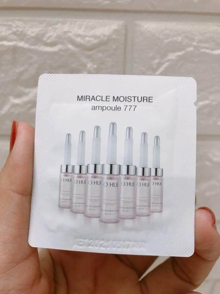 Combo 10 gói Tinh Chất Phục Hồi Hoàn Hảo Ohui Miracle Moisture Ampoule 777