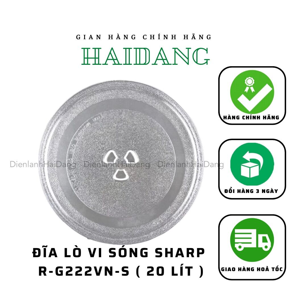 Đĩa lò vi sóng sharp r-g222vn-s 20 lít chính hãng