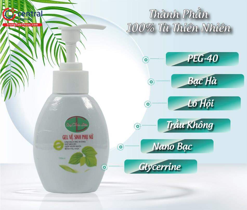 Gel vệ sinh dạ thảo liên 150ml