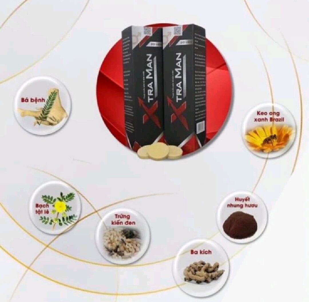 XTRAMAN.hộp 20 viên.TĂNG CƯỜNG SINH LÝ NAM