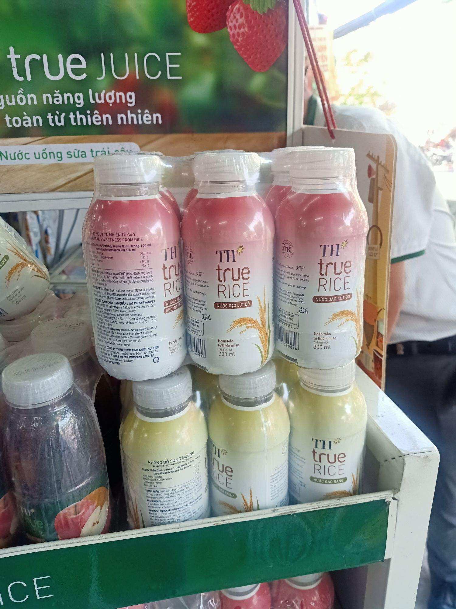 Thùng sữa gạo TH true rice 300ml × 24 chai ( Gạo rang / Gạo lứt đỏ )