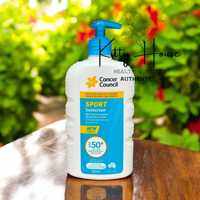 Kem chống nắng Cancer Council SPF 50 Sport Dry Touch & Sweat Resistant chai 500ml