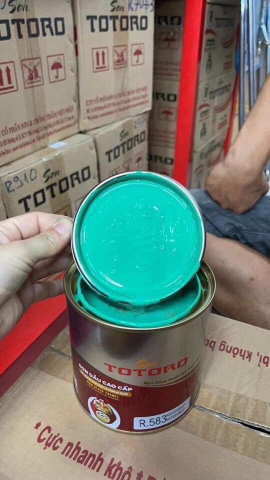 Sơn dầu totoro 800g hang cao cấp hinh anh thật