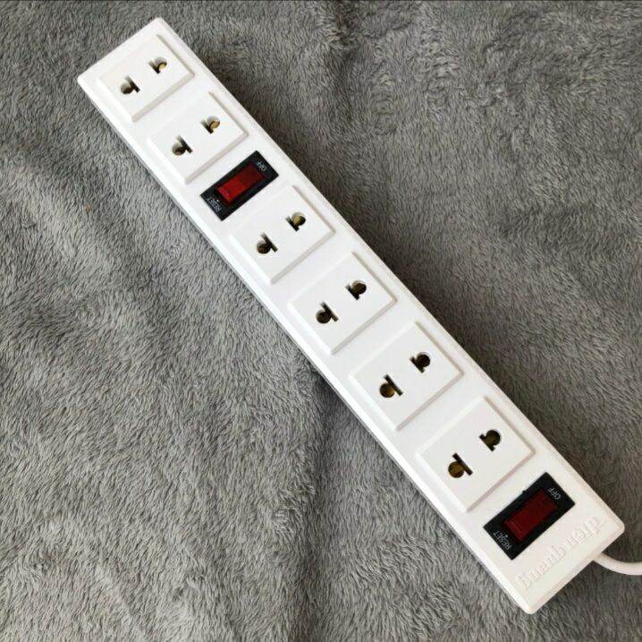 [HCM]Ổ Cắm Điện Quang 6 Lỗ Có Dây