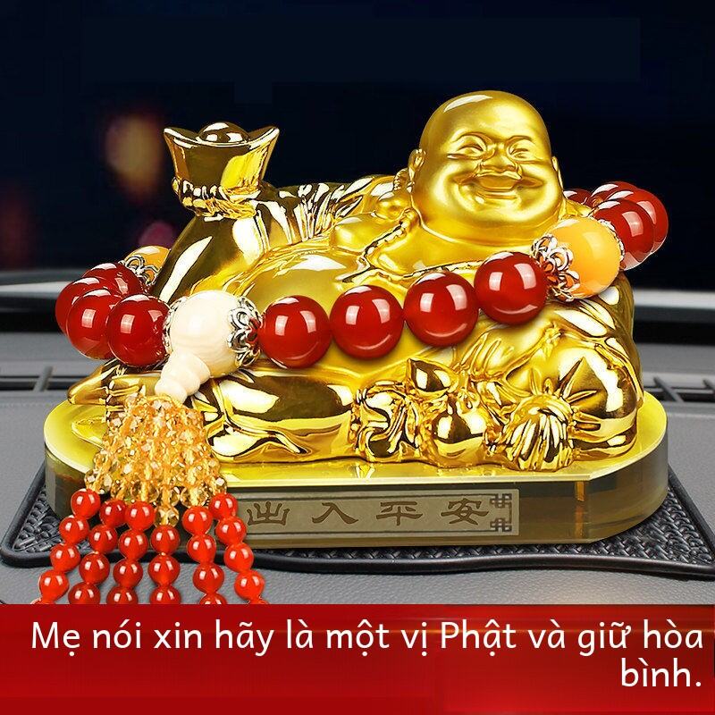 Đồ Trang Trí Xe Hơi Nước Hoa Phật Vàng Pha Lê Đế Hòa Bình Bảo Quản Nữ Phụ Kiện Nội Thất Ô Tô Thời Trang Habiri