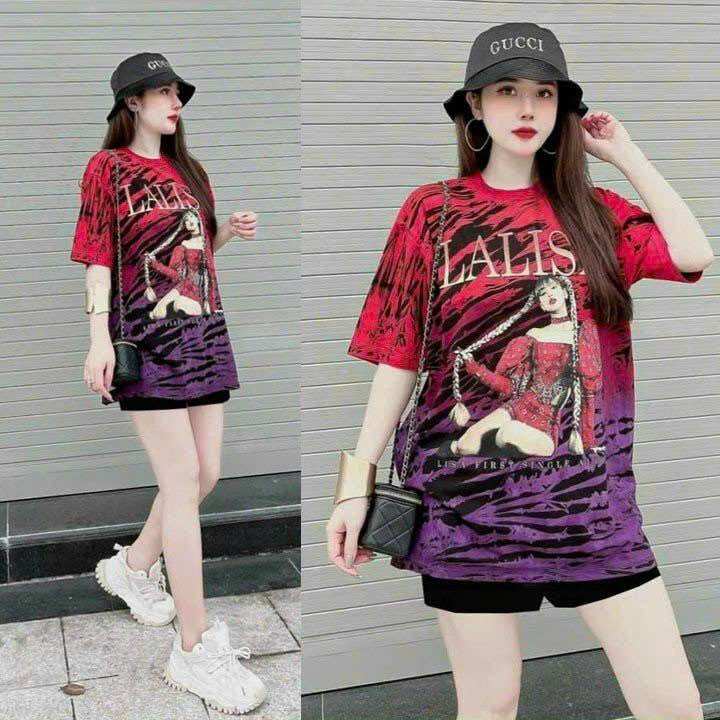 SÉT BỘ SHORT NỮ THUN COTTON PHỐI 3D CAO CẤP