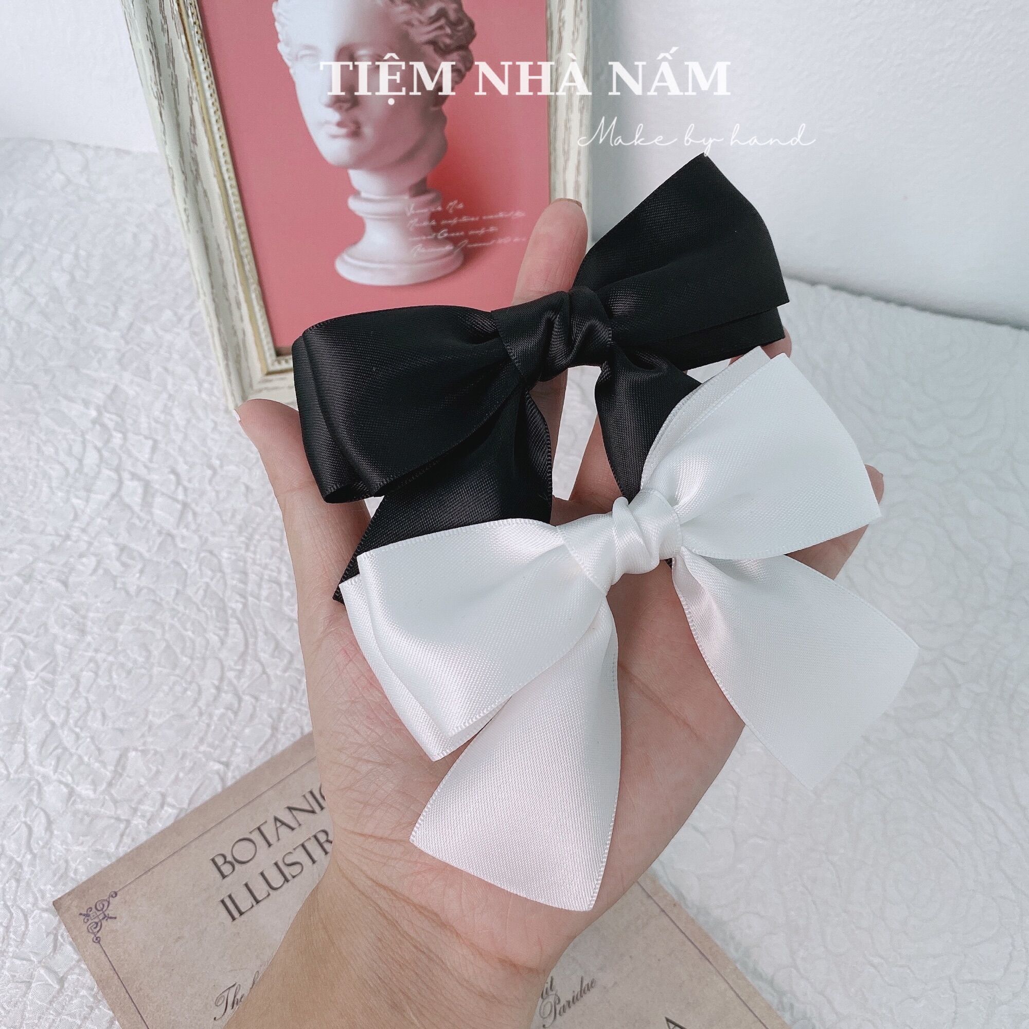 🎀 kẹp tóc nơ jisoo siêu xinh -