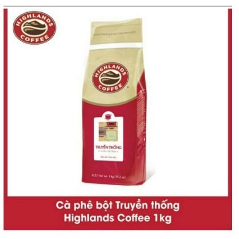 Cà phê bột Truyền Thống Highlands 1kg Date xa