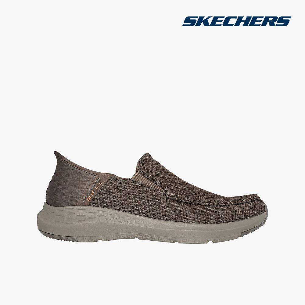 SKECHERS - Giày slip on nam mũi tròn Parson 204804-TPE