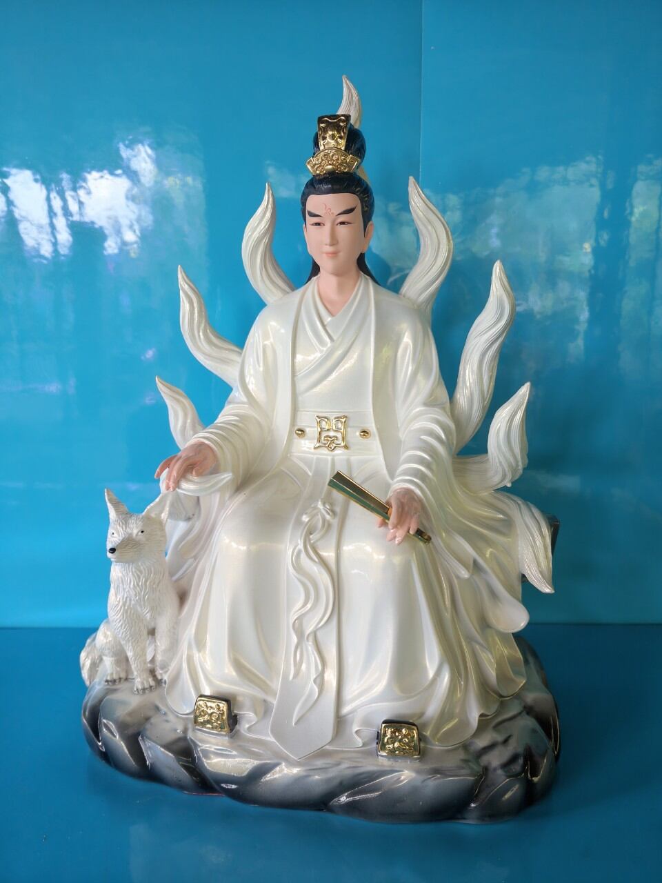 Tượng Hồ Ly Tiên Nam cao 30cm