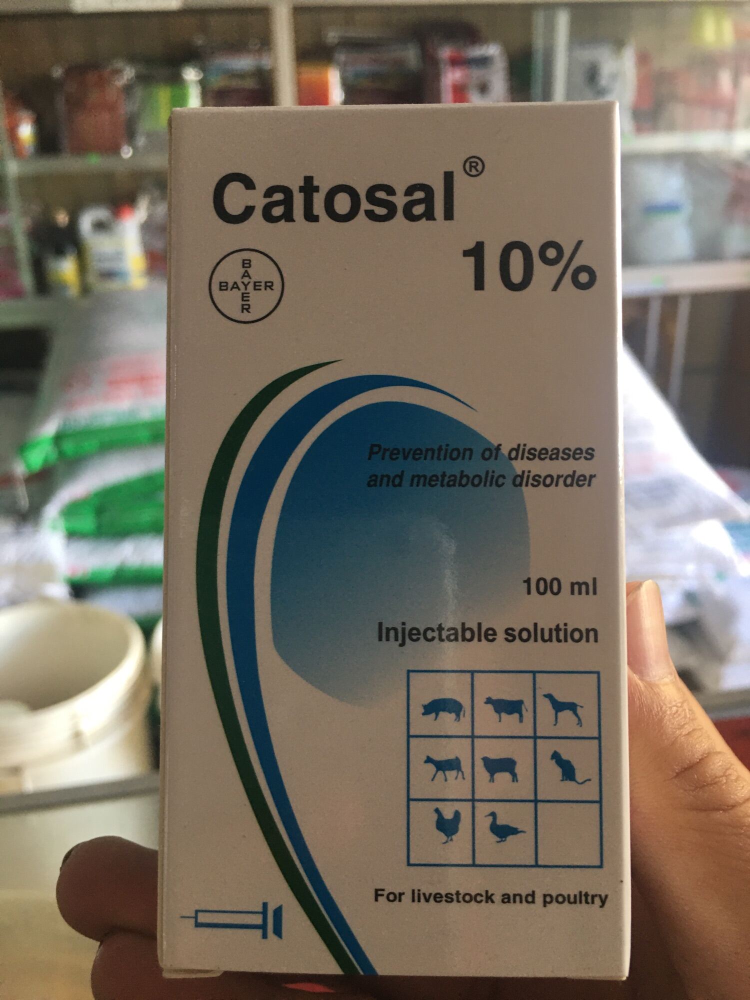 Catosal bayer, bồi dưỡng vật nuôi 100cc/chai