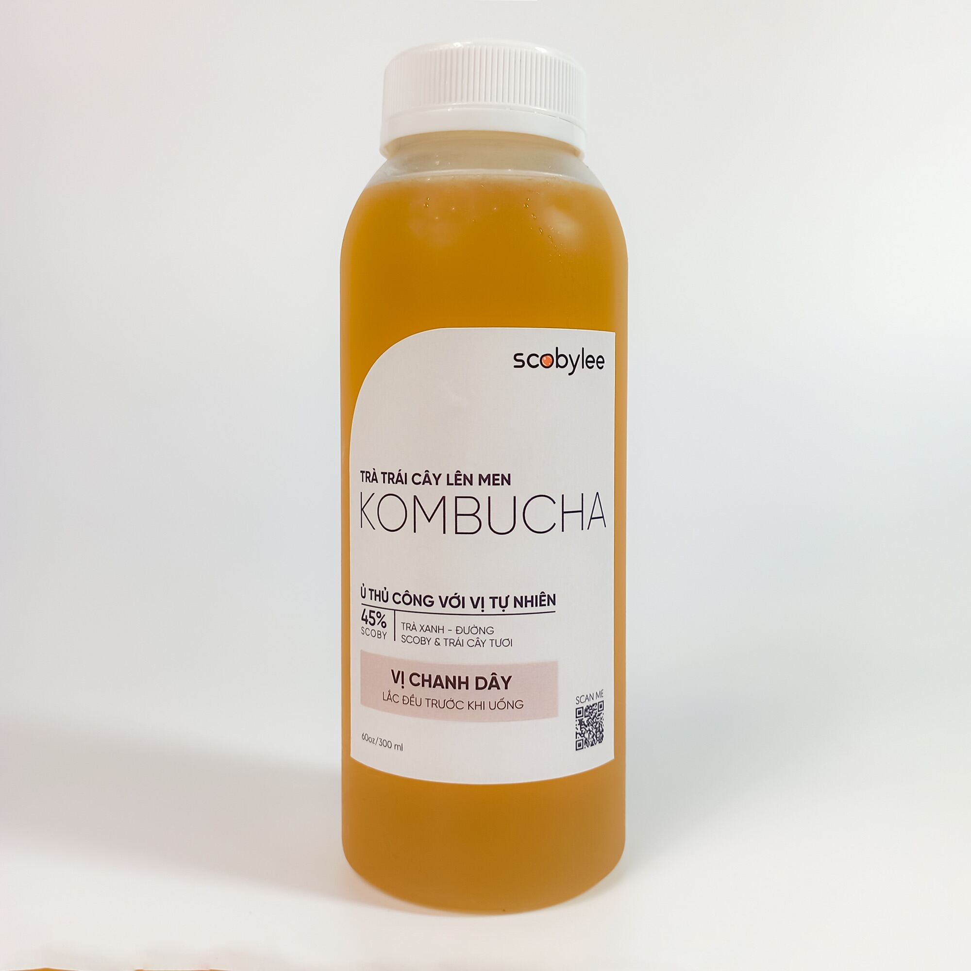 Trà kombucha  vị chanh dây