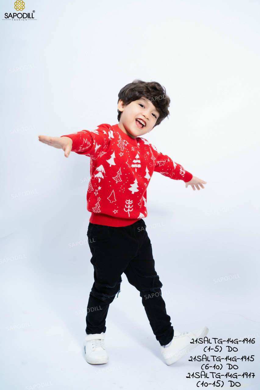 Áo len Noel cho mẹ và bé 9-55kg (hàng thiết kế)