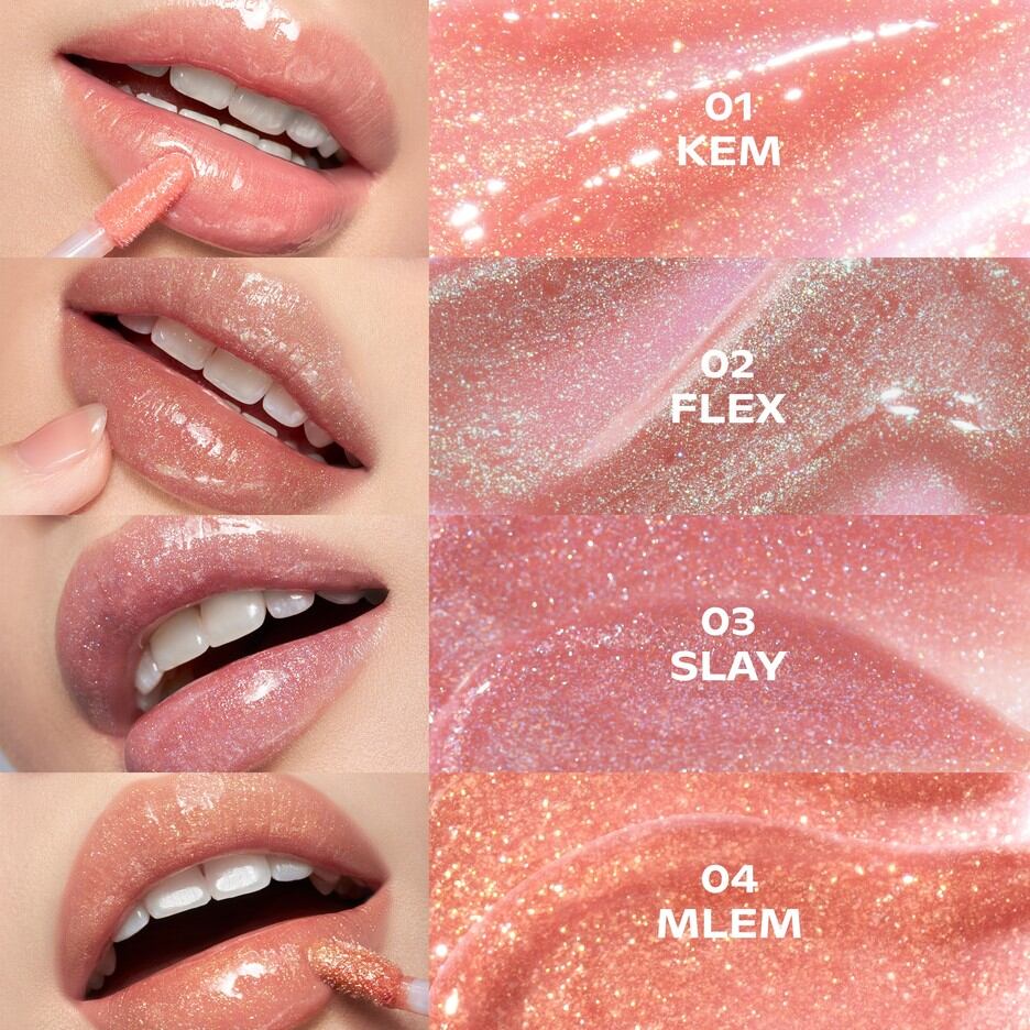 Son Ofélia MINTYICE SPARKLING GLOSS [son bóng nhũ]