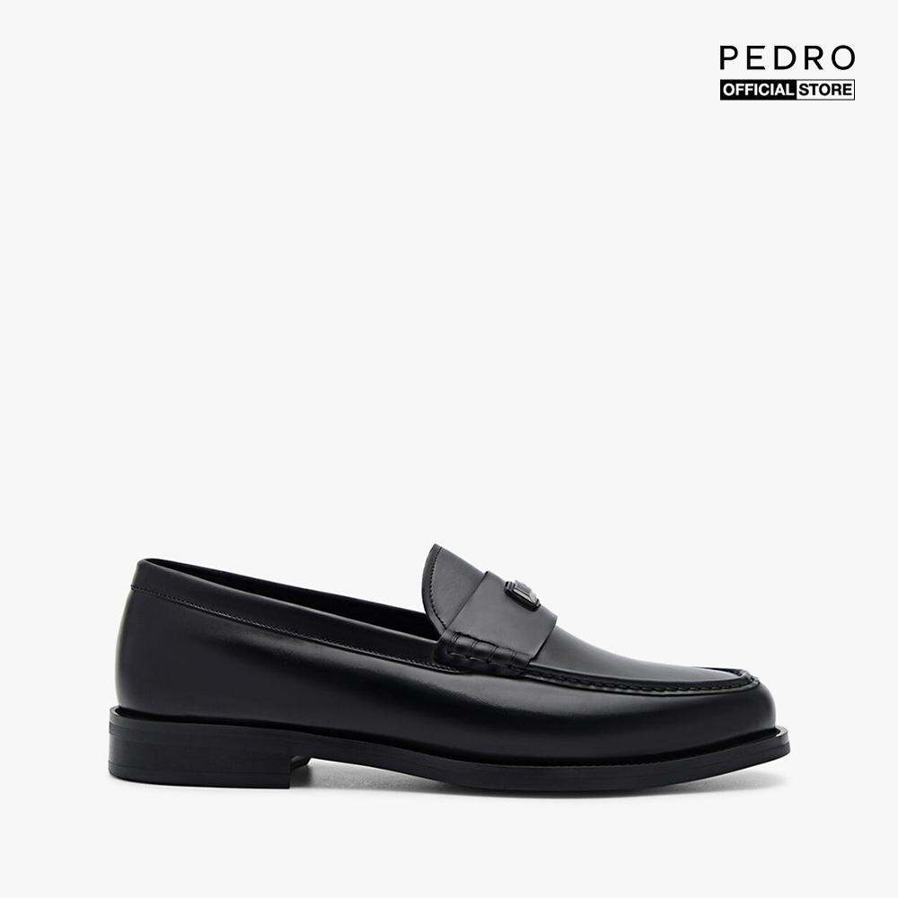 PEDRO - Giày lười nam mũi tròn Leather PM1-46600173-01