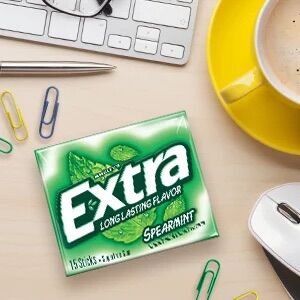 [HÀNG MỸ CHÍNH HÃNG] Date 10/ 2024 Set 4 hộp singum (15stick x 4) Wrigley's Extra Long Lasting Sugarfree Gum
