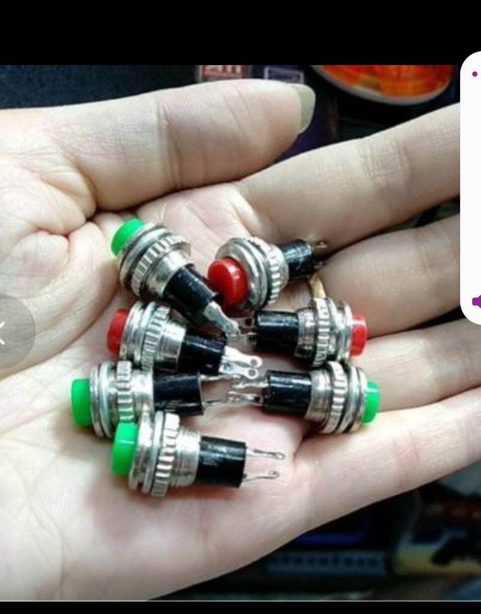 5 công tắc nhấn nhả nhỏ