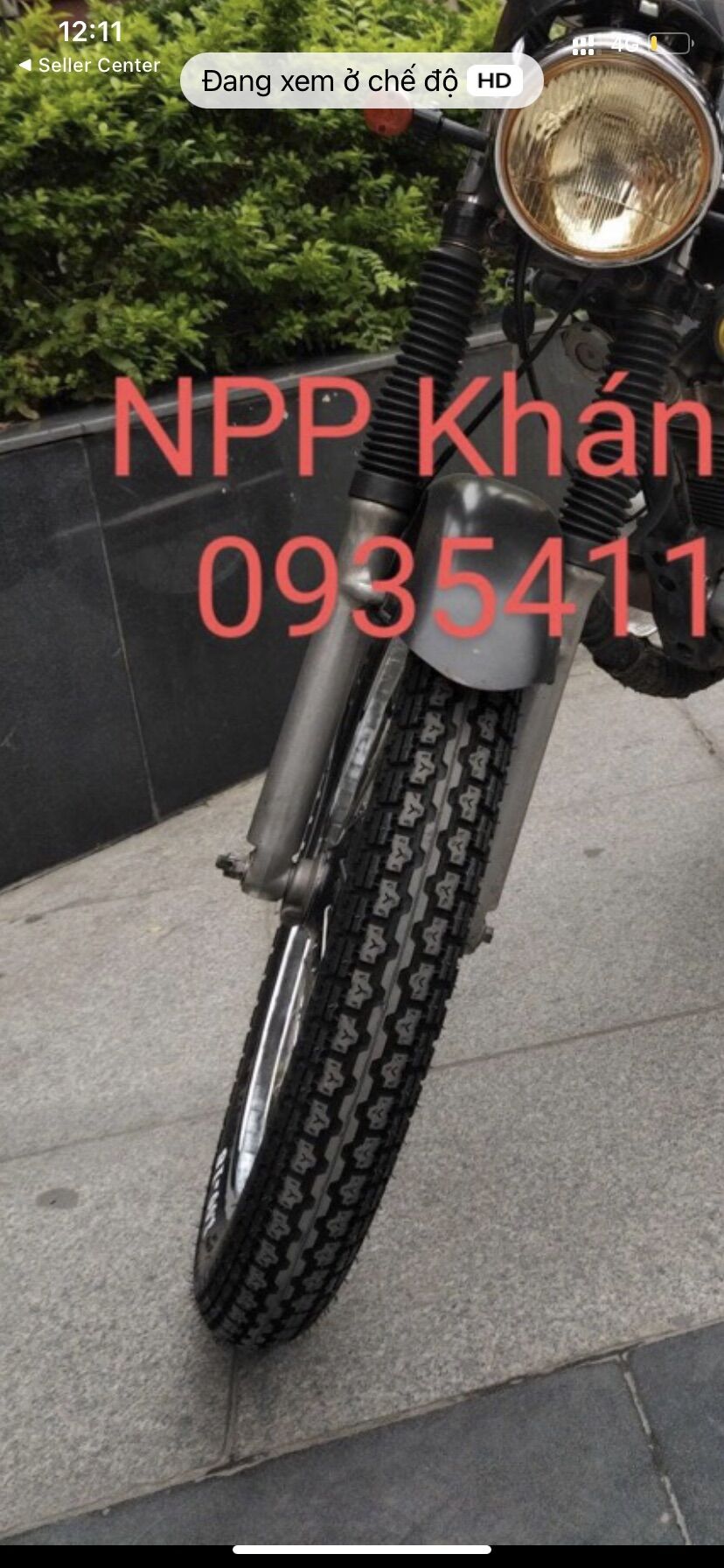 Lốp Xe Máy 3.00-18 Không Ruột
