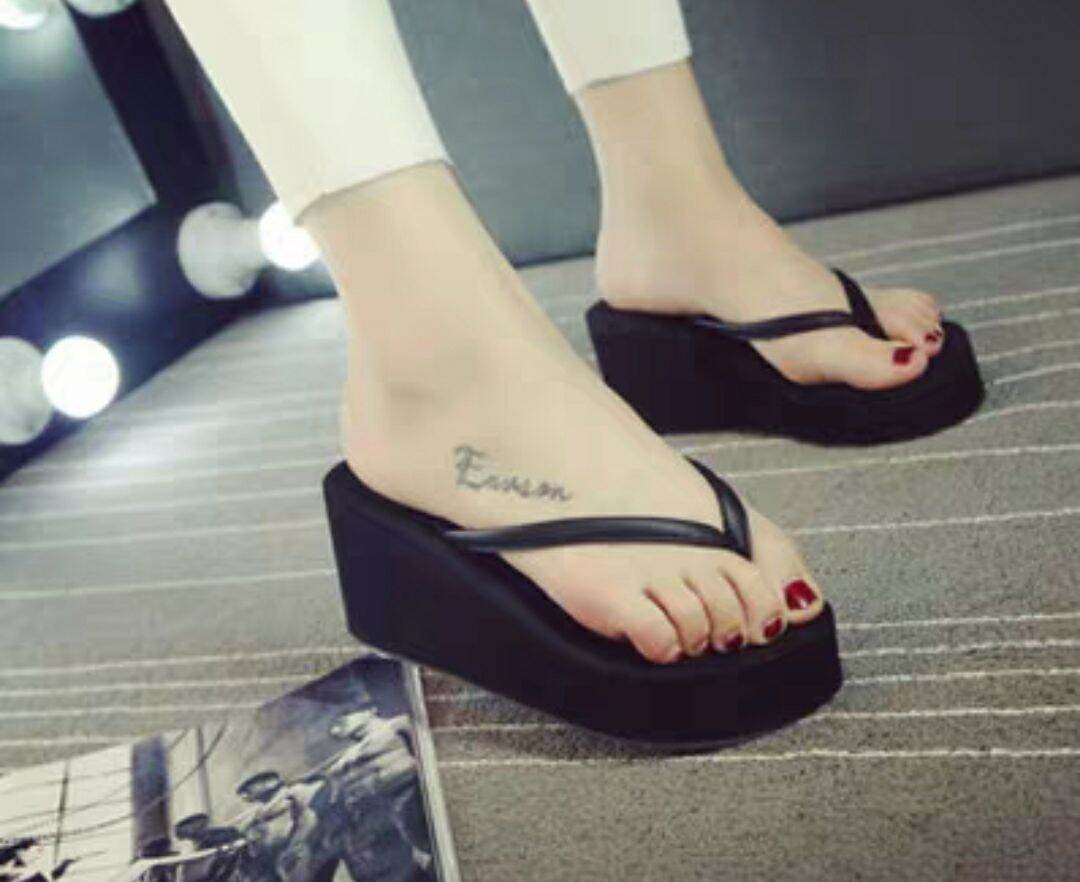 [HCM]Dép cao gót xỏ ngón Bebe 7cm