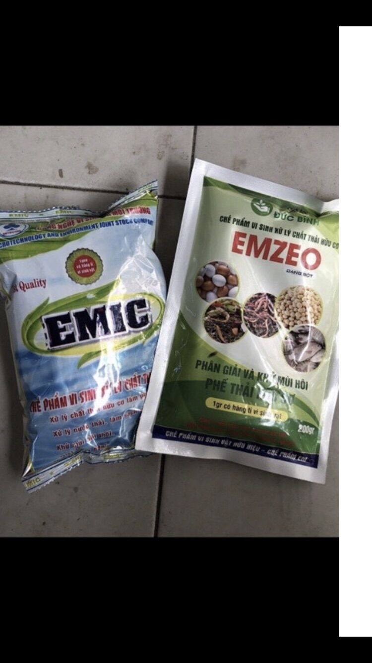 Bộ đôi chế phẩm vi sinh Emic,Emzeo