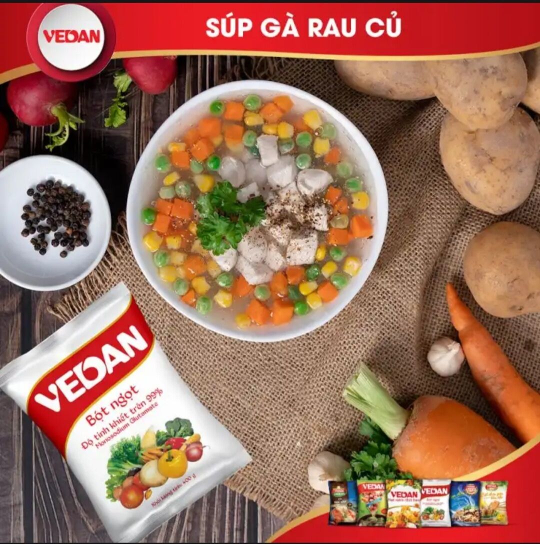 Hạt nêm chay Vedan 400g ( Combo 3 gói)
