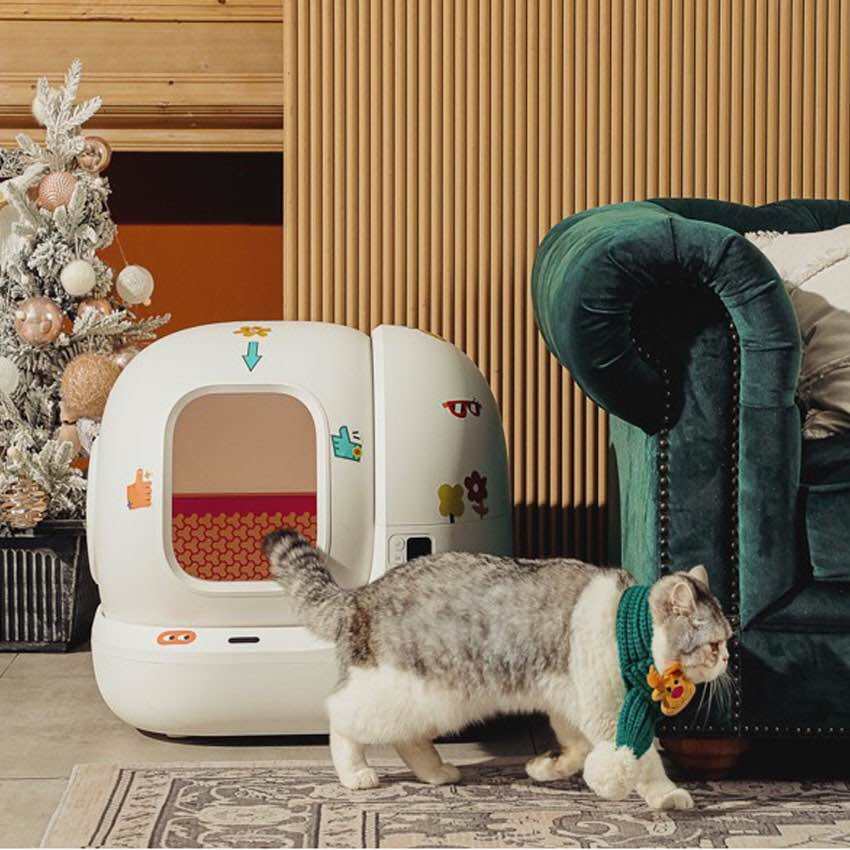 Nhà Vệ Sinh Cho Mèo Tự Động Petkit Pura Max Chính Hãng Bản Mới Nhất 2023