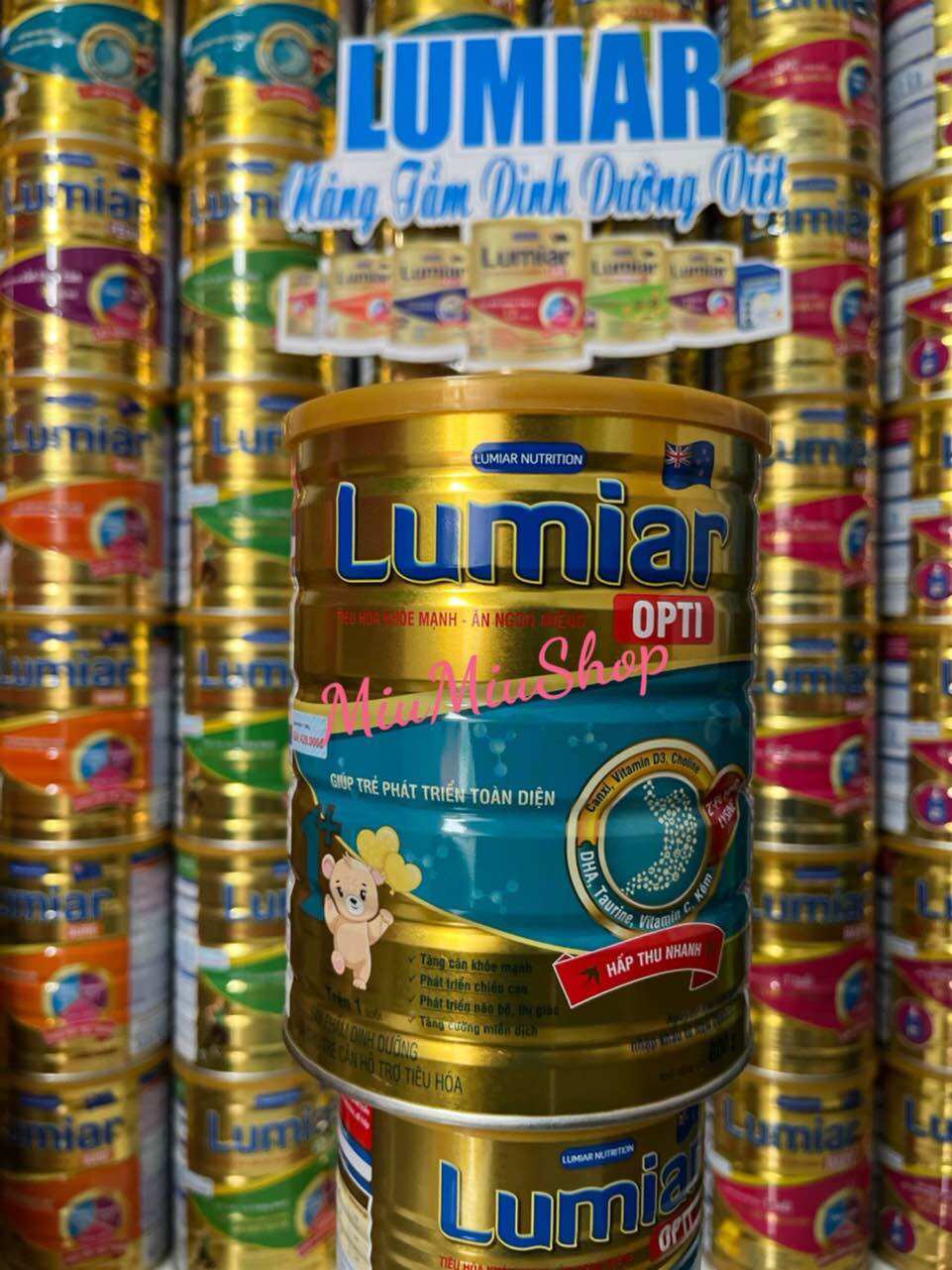 Sữa Bột Lumiar Opti 0+ 800g (0-12 tháng) Hỗ trợ tiêu hoá