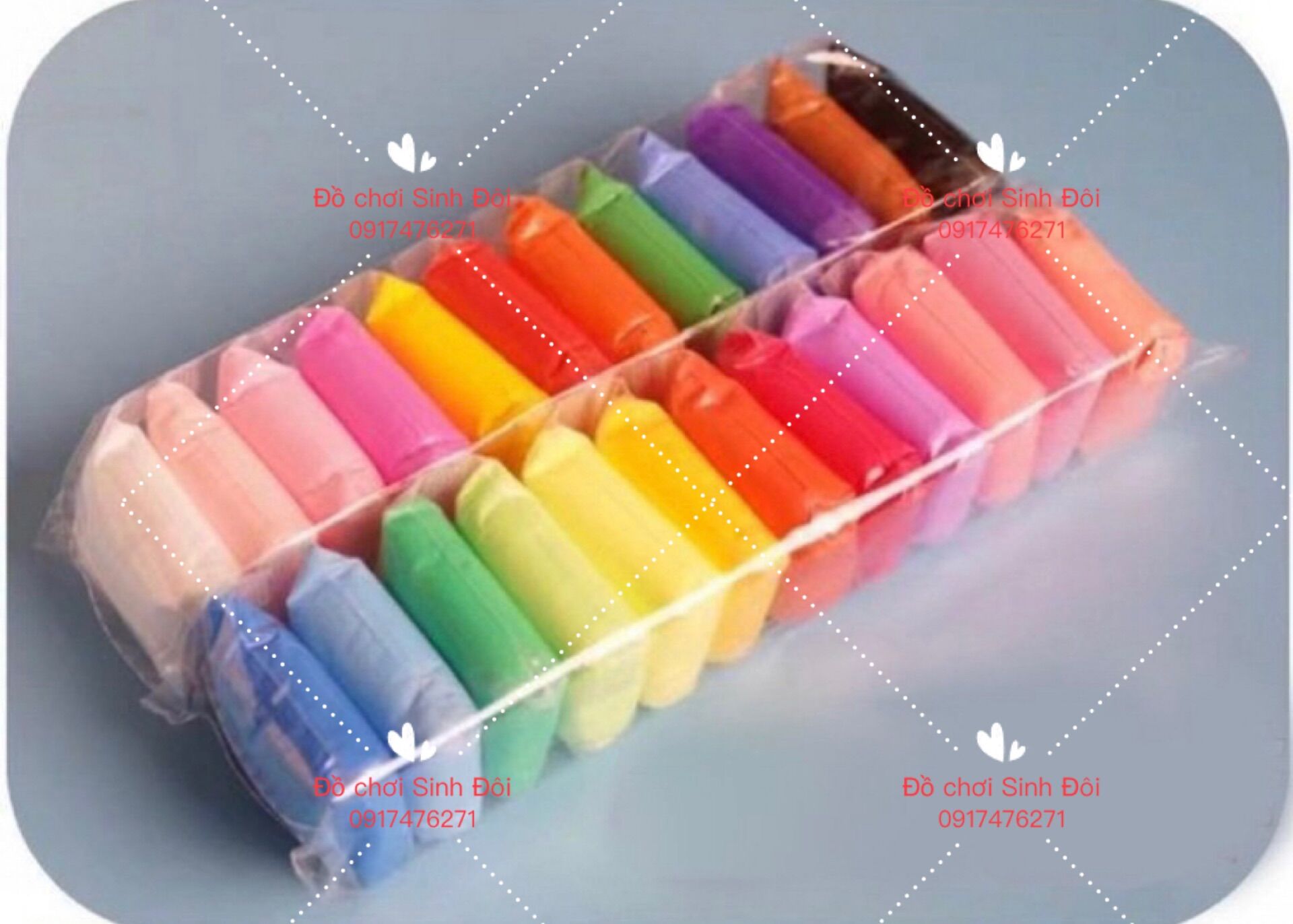 Đất sét 12 màu siêu nhẹ dành cho bé